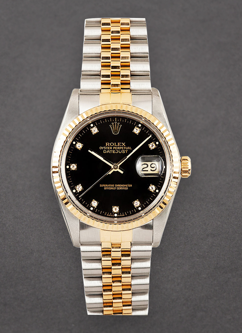 Pre-Owned Rolex Datejust 2-Tone 36mm with Fluted Bezel 