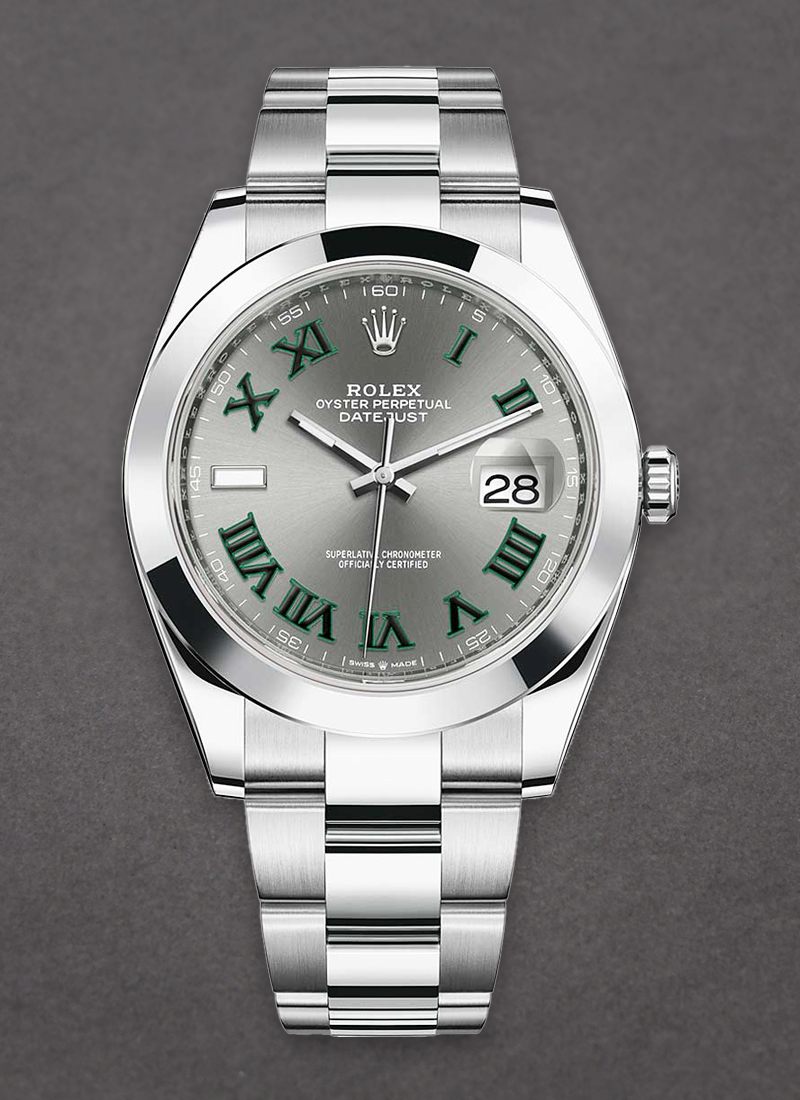 Rolex Unworn Datejust 41mm in Steel with Smooth Bezel