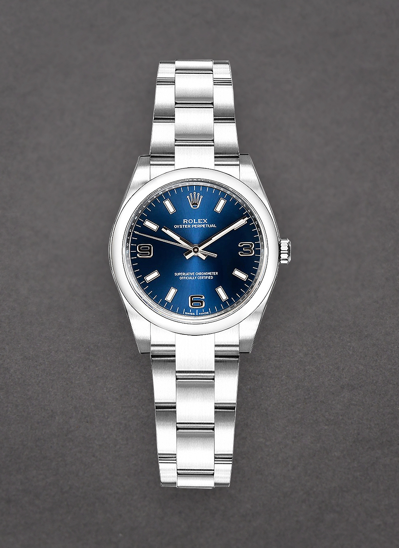 Pre-Owned Rolex Oyster Perpetual No Date Lady's with Steel Smooth Bezel