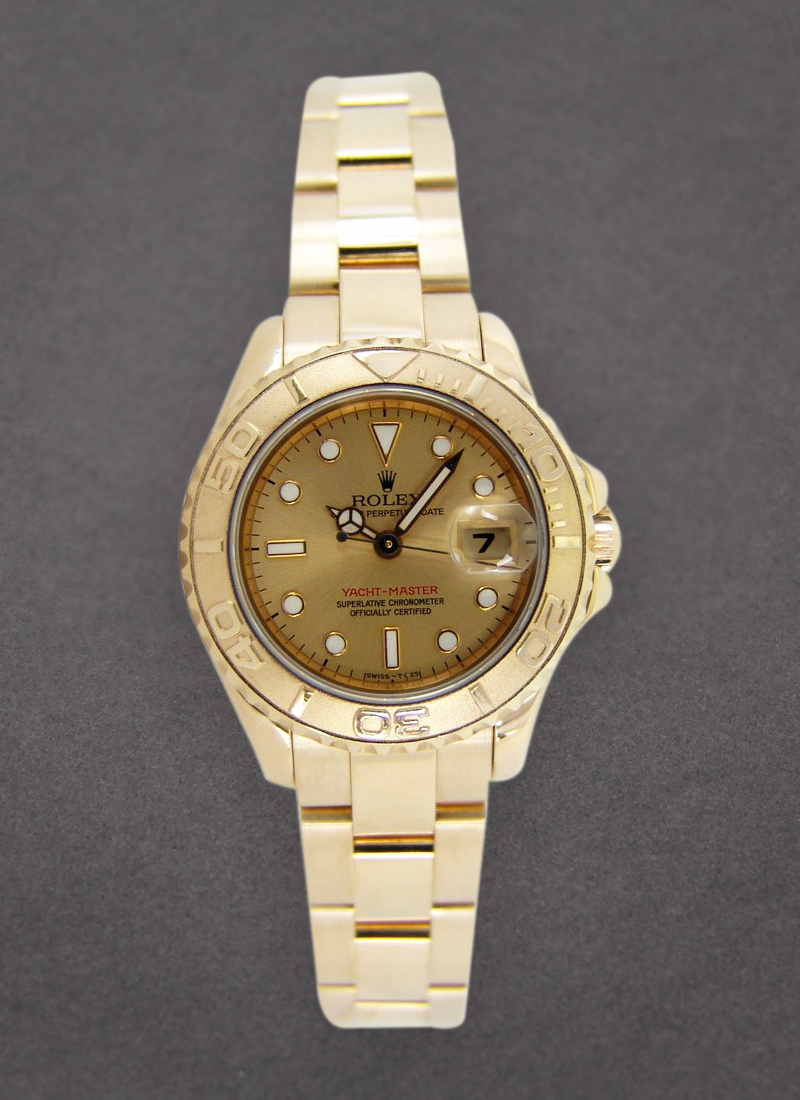 Pre-Owned Rolex Yacht-Master Small Size in Yellow Gold