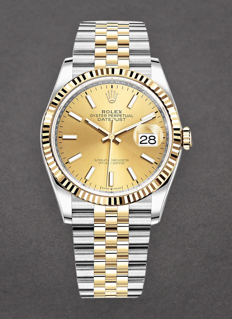 Rolex Unworn 2-Tone Datejust 36mm