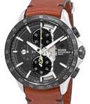 Clifton Club ADLC in Steel on Brown Calfskin Leather Strap with Grey Dial