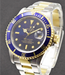 Submariner 2-Tone with Blue Dial First Generation - All Original