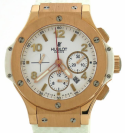 Big Bang Portocervo in Rose Gold on Rubber Strap with White Dial