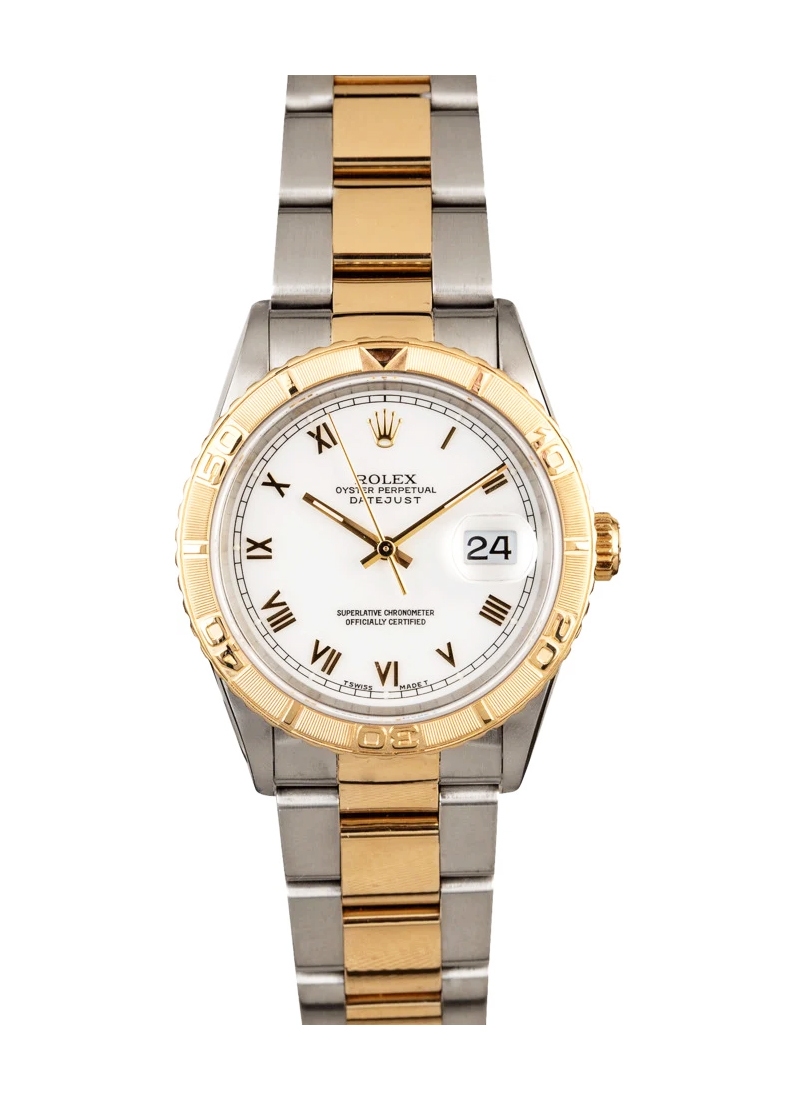 Pre-Owned Rolex Datejust 2-Tone 36mm in Steel with Yellow Gold Turn-O-Graph Bezel