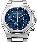Laureato Chronograph in Steel on Steel Bracelet with Blue Dial