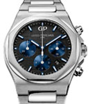 Laureato Chronograph in Steel on Steel Bracelet with Blue Dial