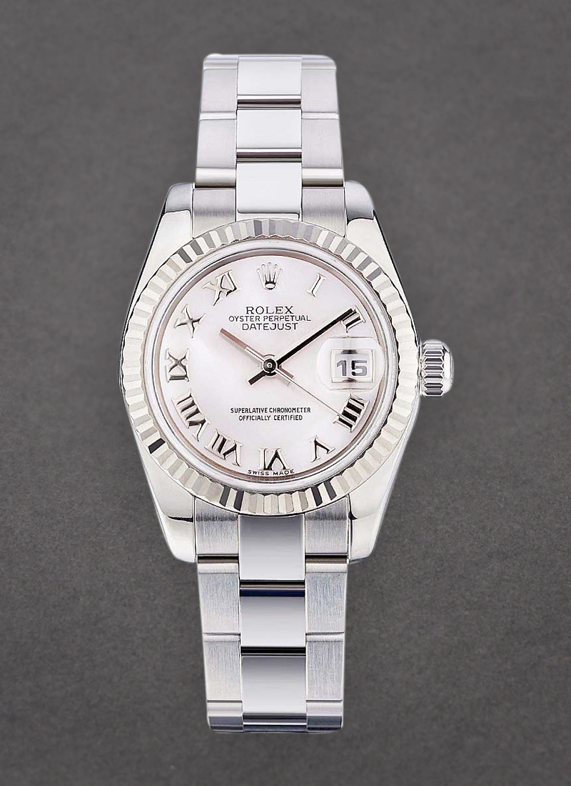 Pre-Owned Rolex Datejust Lady's in Steel with Fluted Bezel