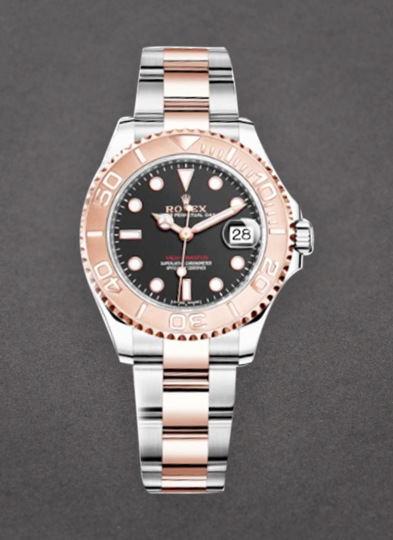 Rolex Unworn Yacht-Master 37mm in Steel and Rose Gold Bezel