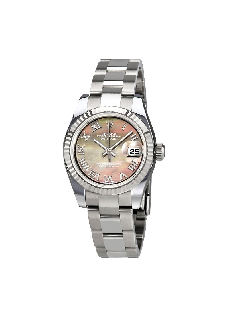 Pre-Owned Rolex Datejust 26mm Lady's in Steel with Fluted Bezel