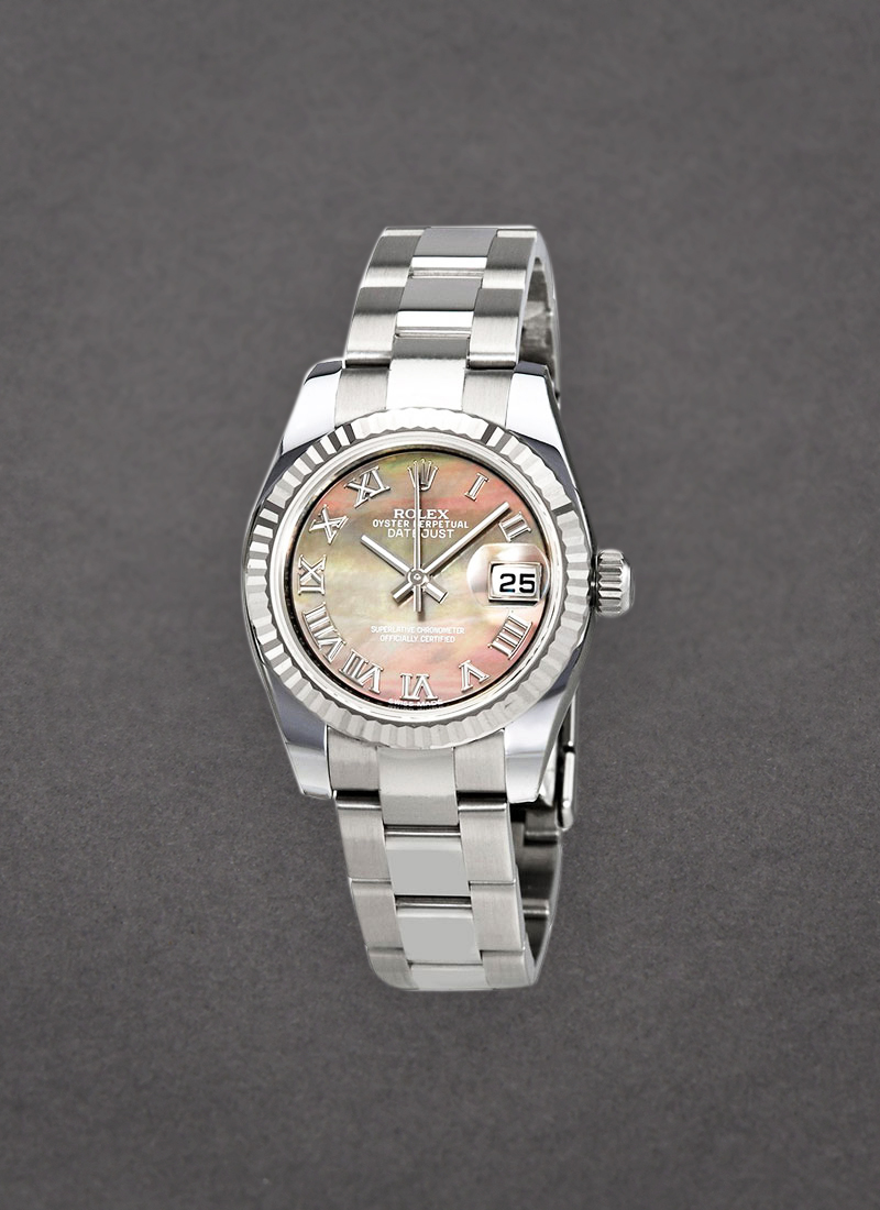 Pre-Owned Rolex Datejust 26mm Lady's in Steel with Fluted Bezel