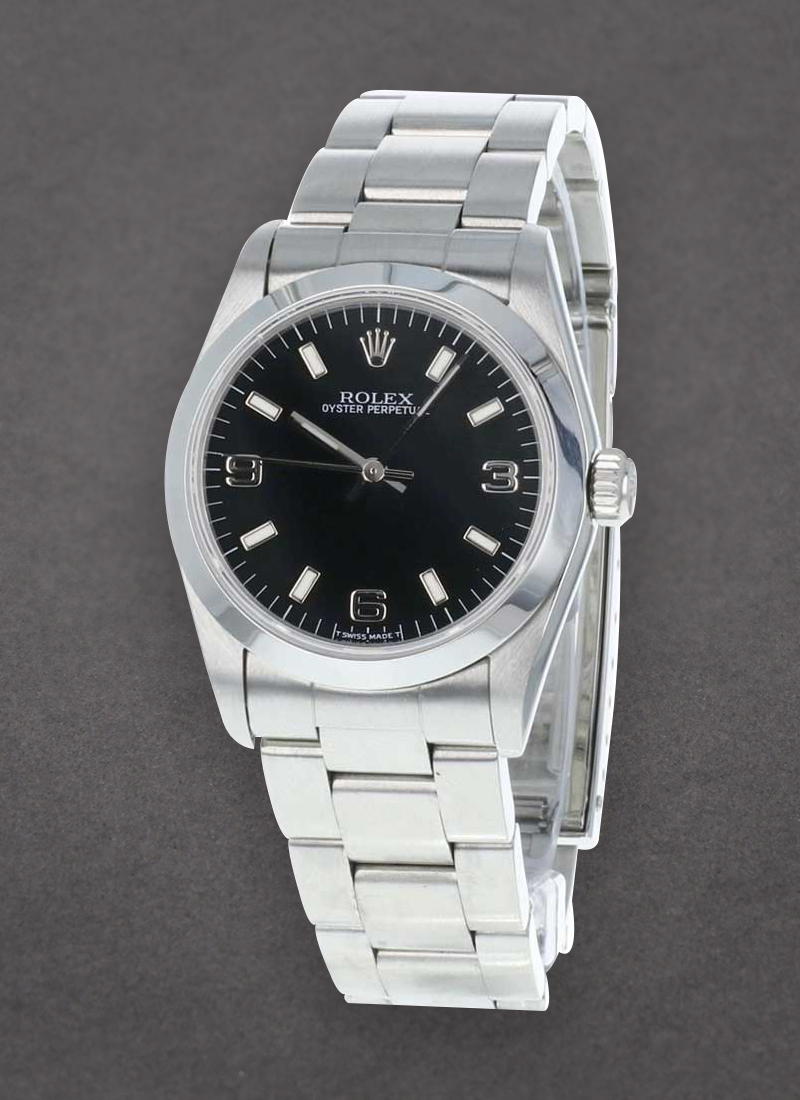 Pre-Owned Rolex Oyster Perpetual No Date in Steel Domed Bezel