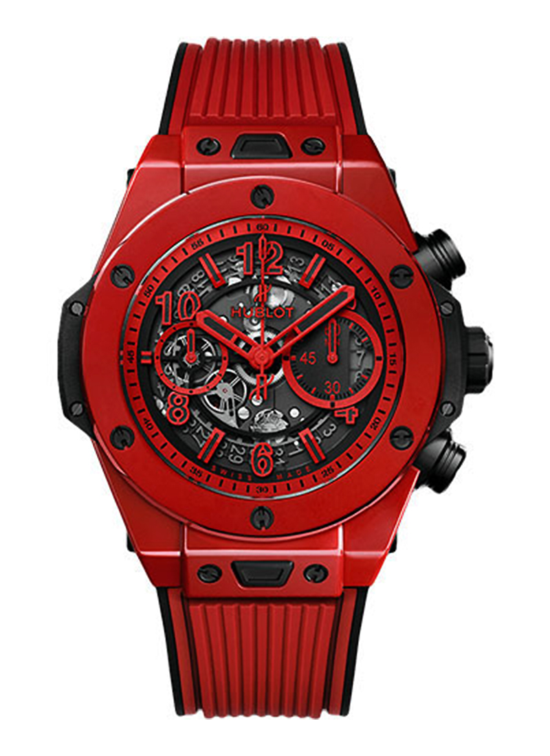 Hublot Big Bang Unico 45mm in Red Ceramic - Limited Edition of 500 Pieces