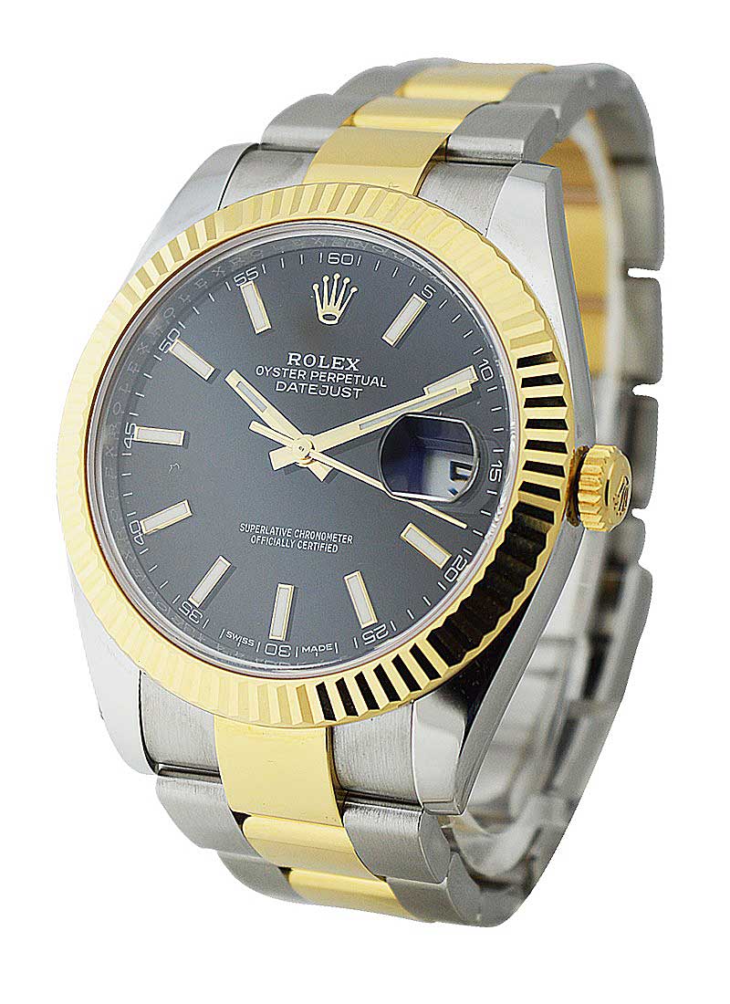 Pre-Owned Rolex 2-Tone Datejust || 41mm with Fluted Bezel    