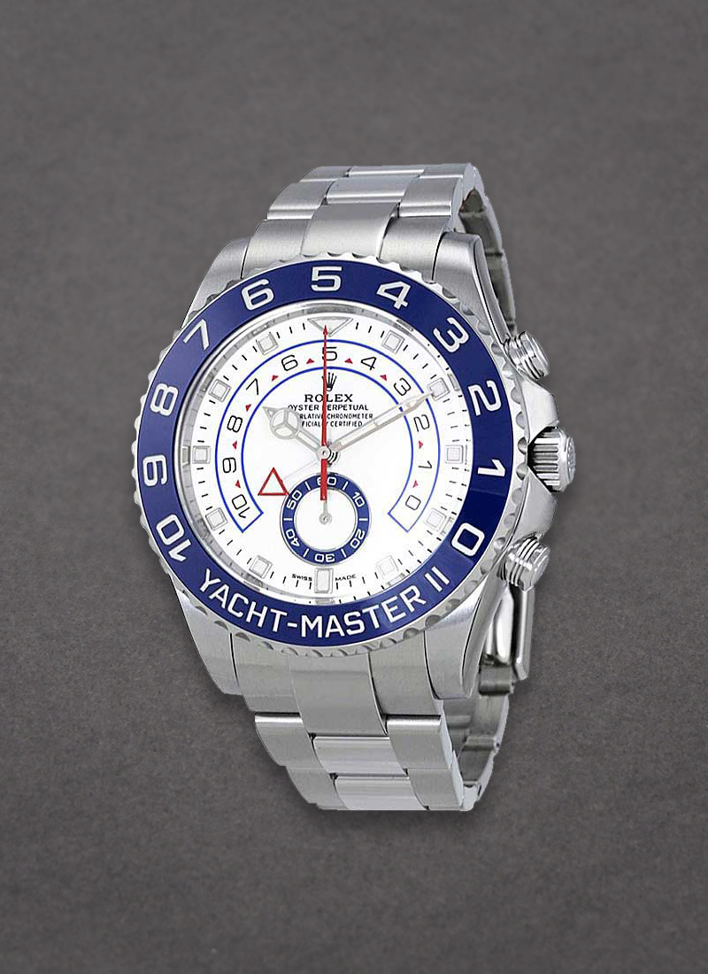 Rolex Unworn Yacht-Master II in Stainless Steel with Blue Ceramic Bezel