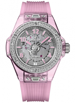 Hublot 465.JP.4802.RT.1204 Big Bang One Click 39mm in Sapphire Crystal with Steel Diamond Bezel 465.JP.4802.RT.1204