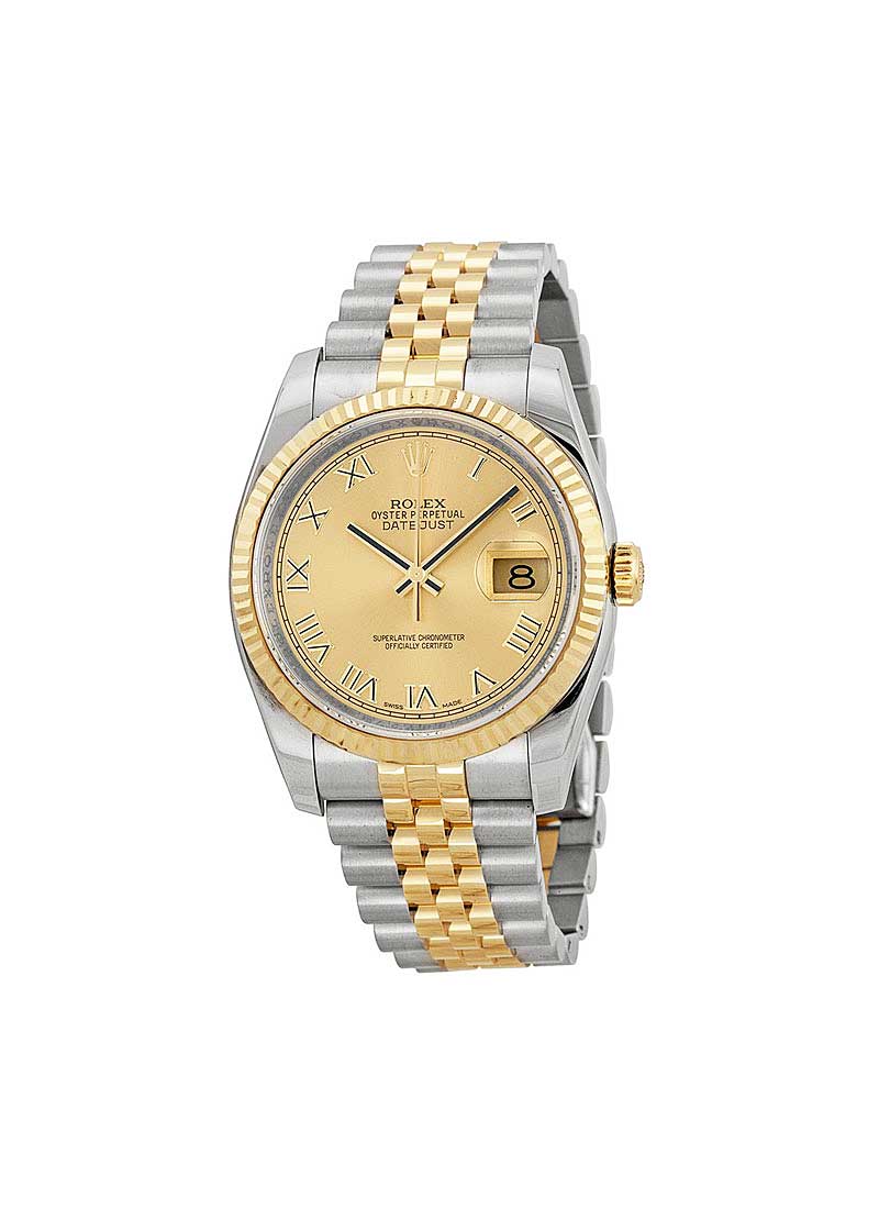 Pre-Owned Rolex Datejust MidSize - 2-Tone Fluted Bezel  