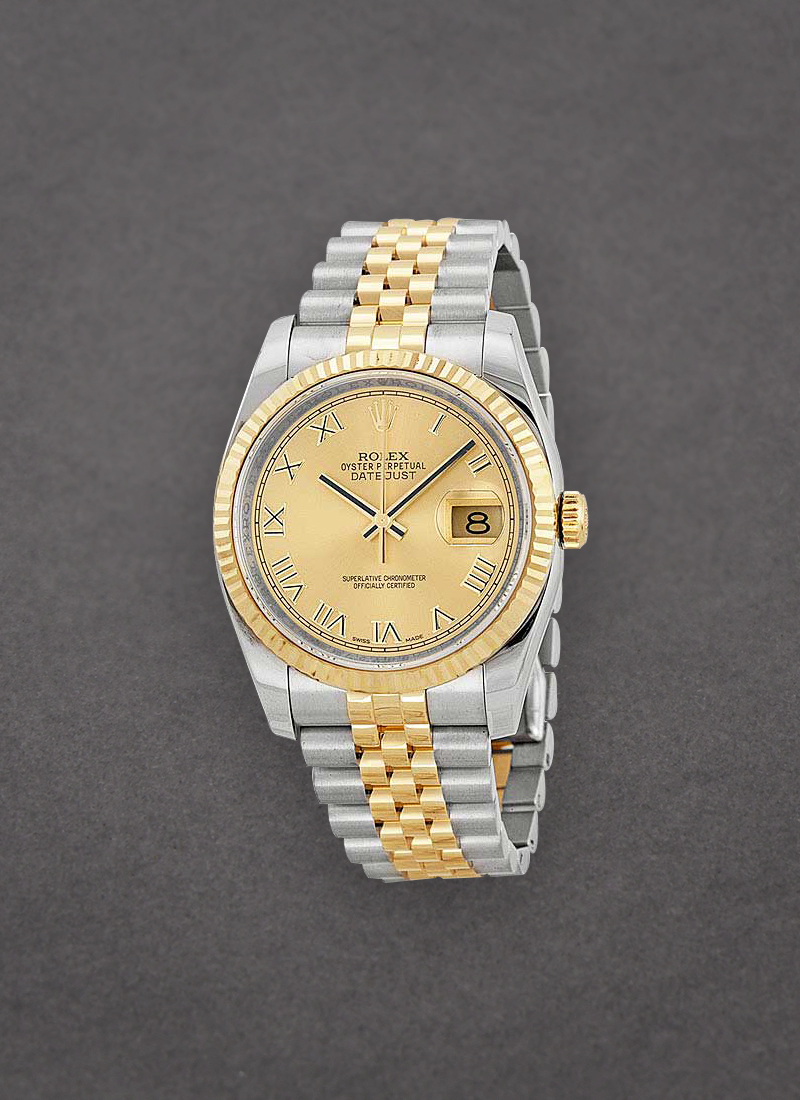 Pre-Owned Rolex Datejust MidSize - 2-Tone Fluted Bezel  