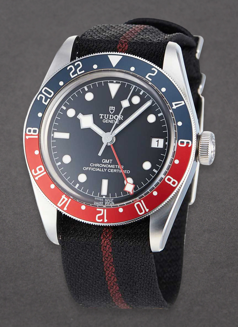 Tudor Heritage Black Bay GMT in Stainless Steel with Red / Blue Bezel