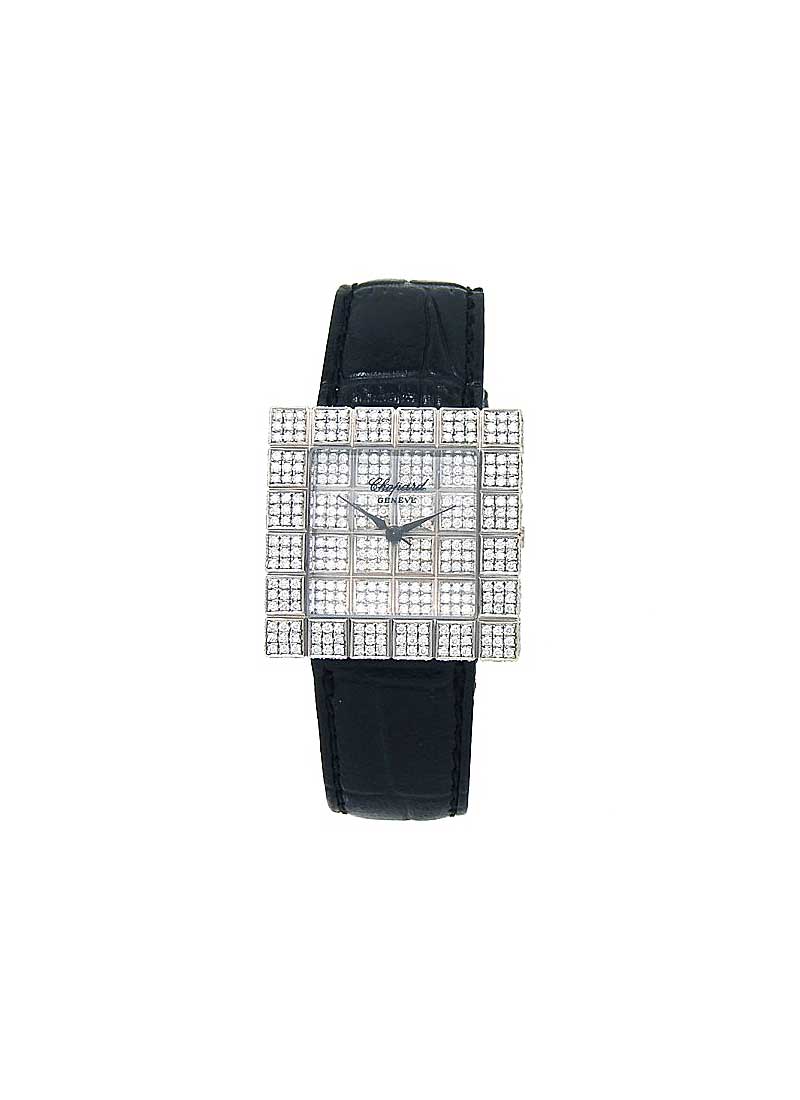 Chopard Ice Cube in White Gold with Diamond Bezel