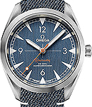 Seamaster Aqua Terra in Steel on NATO Strap with Blue Dia