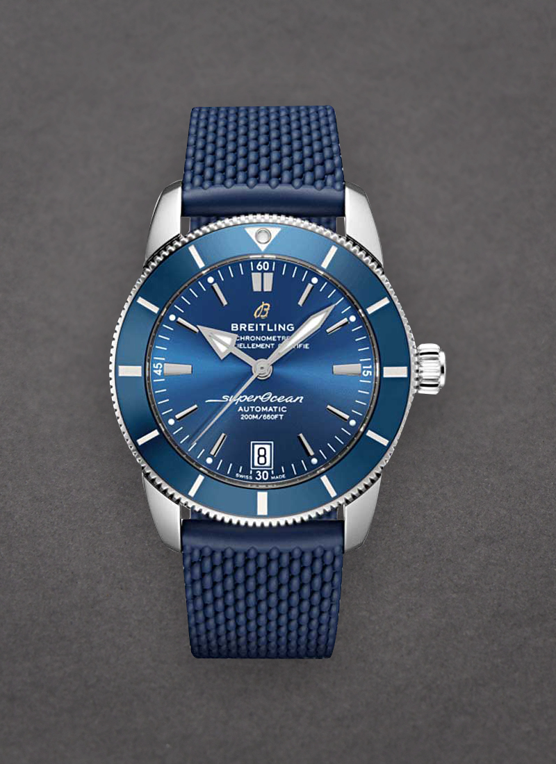 Breitling Superocean Heritage II 42mm in Steel with Blue Ceramic Bezel