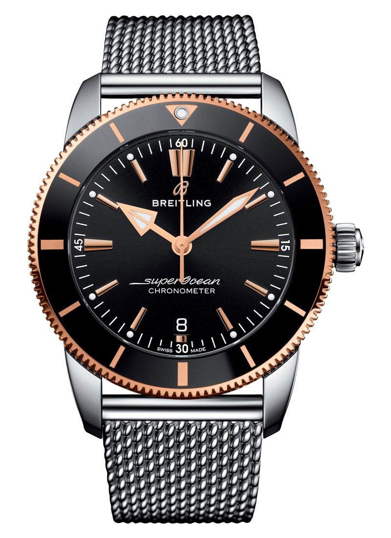 Breitling Superocean Heritage II 44mm in Stainless Steel with Rose Gold