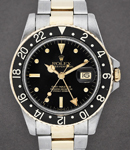 GMT Master II in Steel with Black Bezel on Oyster Bracelet with Black NIpple Dial