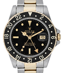 GMT Master II in Steel with Black Bezel on Oyster Bracelet with Black NIpple Dial