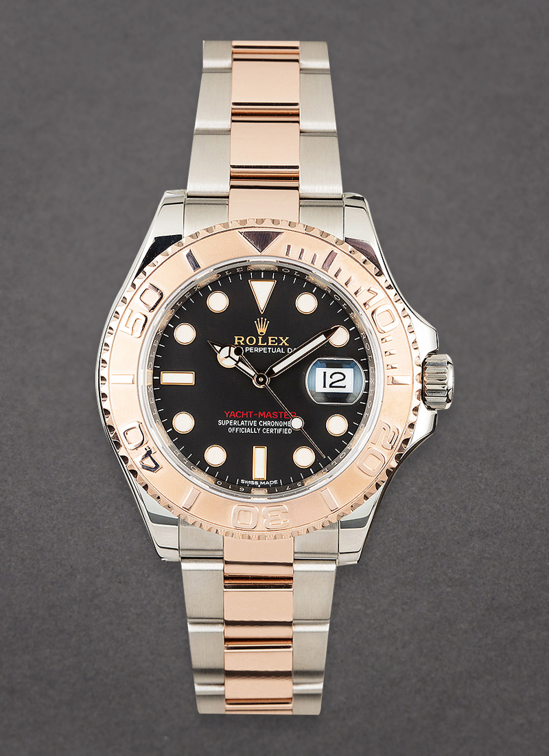 Pre-Owned Rolex Yacht-Master 40mm in Steel with Rose Gold Bezel