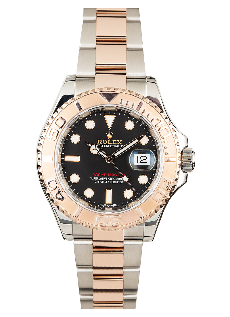 Pre-Owned Rolex Yacht-Master 40mm in Steel with Rose Gold Bezel