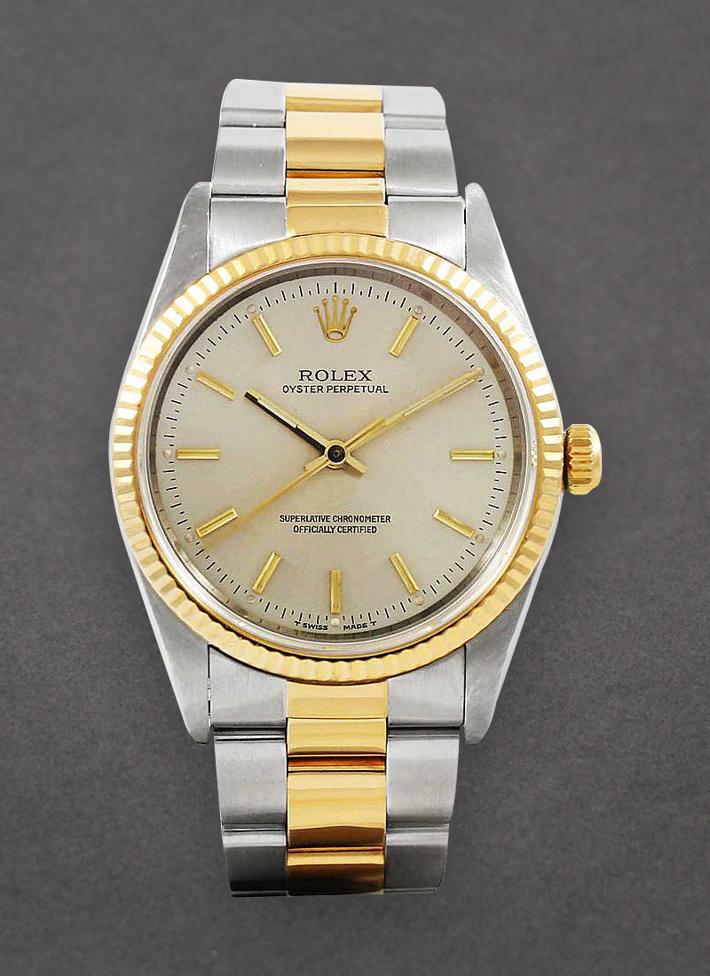 Pre-Owned Rolex 2-Tone Oyster Perpetual No Date 34mm