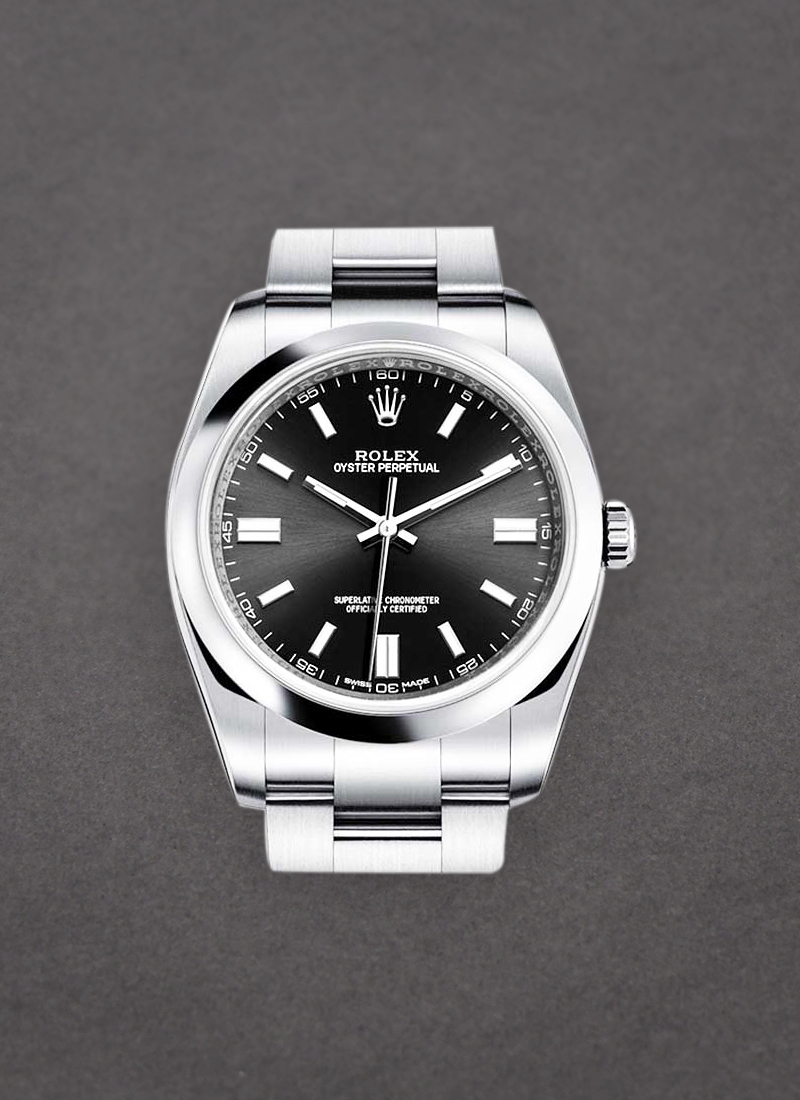 Rolex Unworn Oyster Perpetual 36mm in Steel with Smooth Bezel