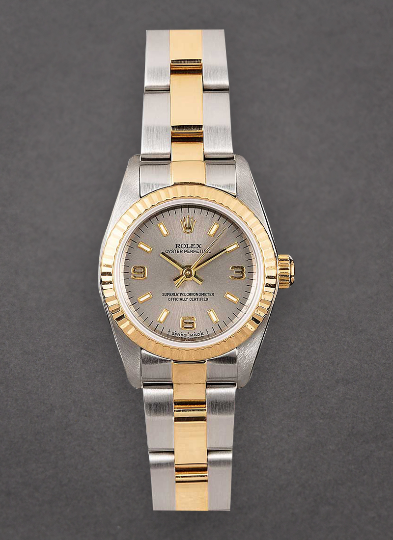 Pre-Owned Rolex 2-Tone Oyster Perpetual No Date Lady's