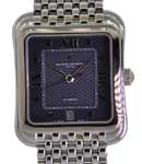 Toledo Les Historiques in White Gold on White Gold Bracelet with Blue Dial
