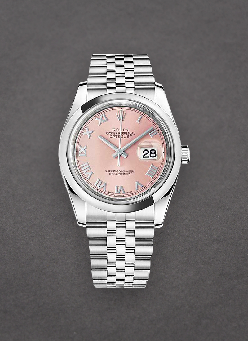 Pre-Owned Rolex Datejust 36mm in Steel with Domed Bezel