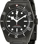 Heritage Black Bay Dark in Black Steel on Black Steel Bracelet with Black Dial