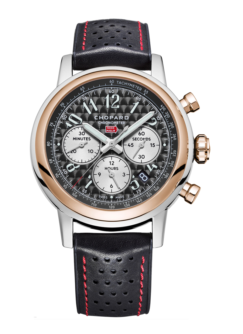 Chopard Mille Miglia Chronograph  Automatic in Steel with Rose Gold Bezel