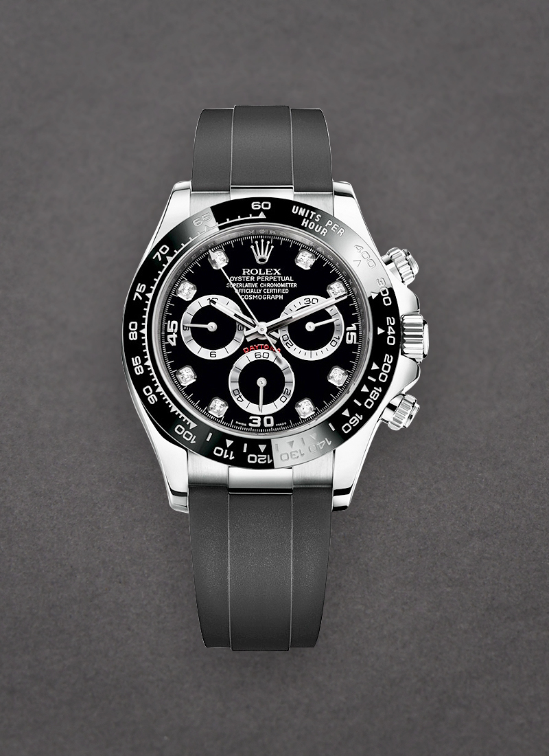 Rolex Unworn Daytona 40mm in White Gold with Black Ceramic Bezel