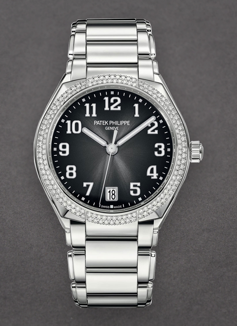 Patek Philippe Twenty-4 in Steel with Diamond Bezel