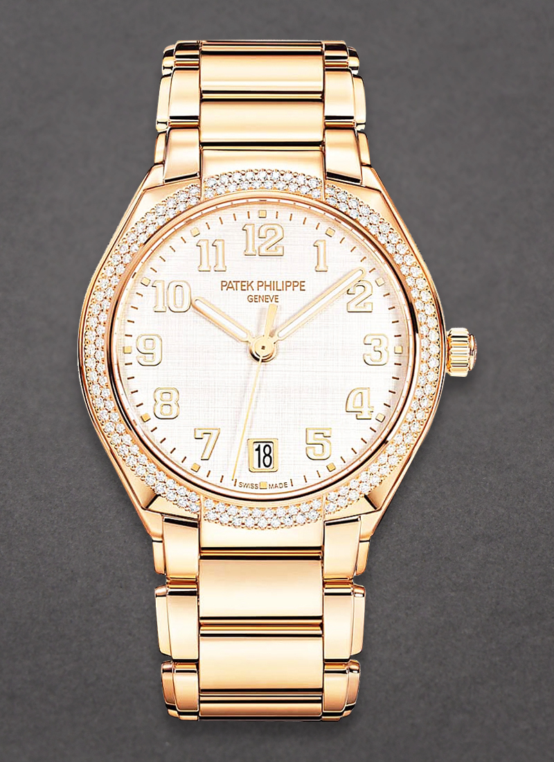 Patek Philippe Twenty 4 Automatic 36mm Automatic in Rose Gold with Diamond Bezel