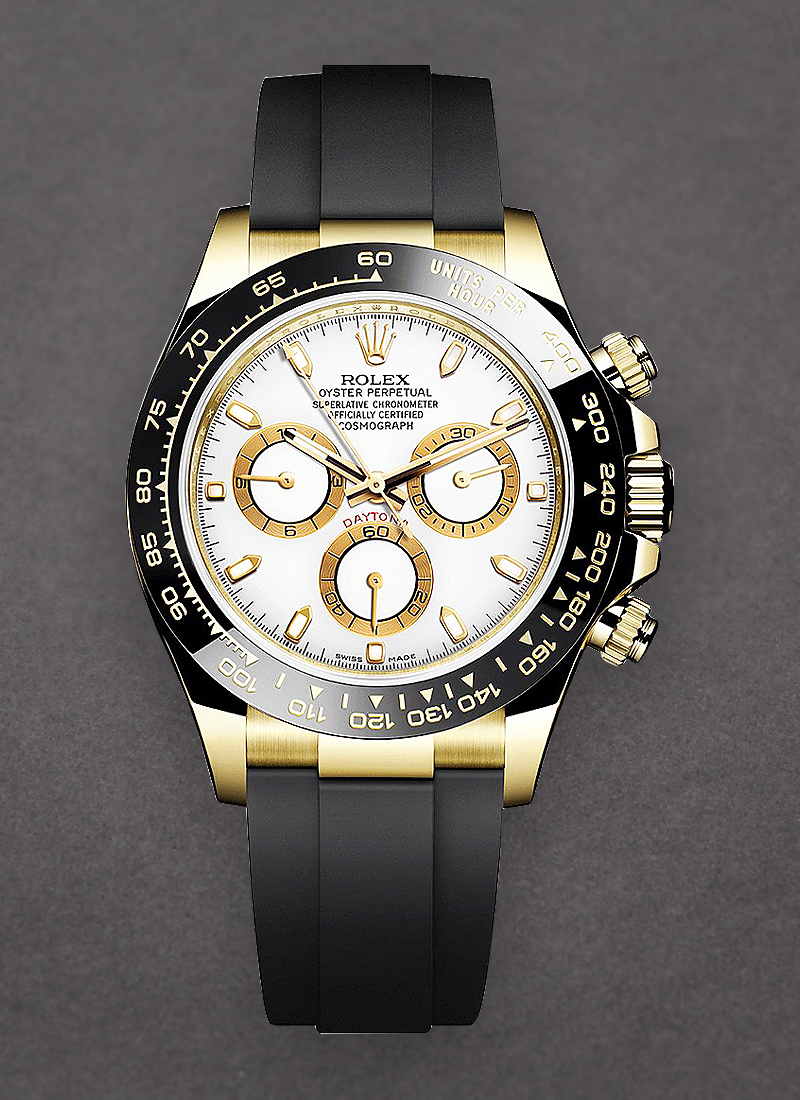 Rolex Unworn Daytona Cosmograph in Yellow Gold with Black Ceramic Bezel