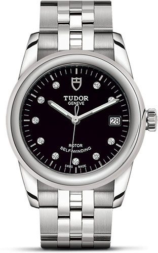 Tudor Glamour Date 36mm Automatic in Steel with Double Bezel