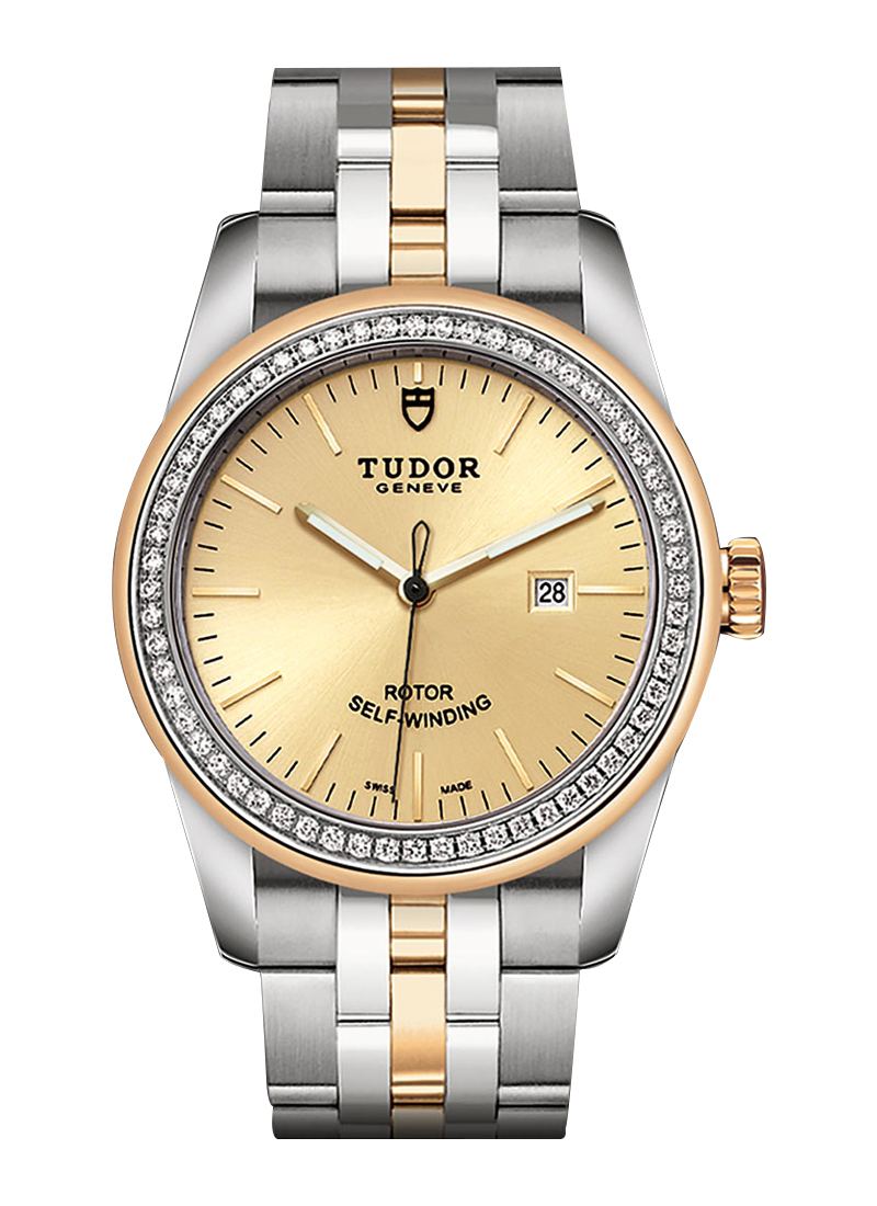 Tudor Glamour Date 31mm Automatic 2-Tone - Diamond Bezel