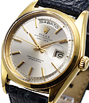 Day-Date President Ref 1802 - Rare Smooth Bezel On Strap - Silver Dial
