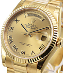 President Special Edition Omani Day Date in Yellow Gold Special Engraving on Back