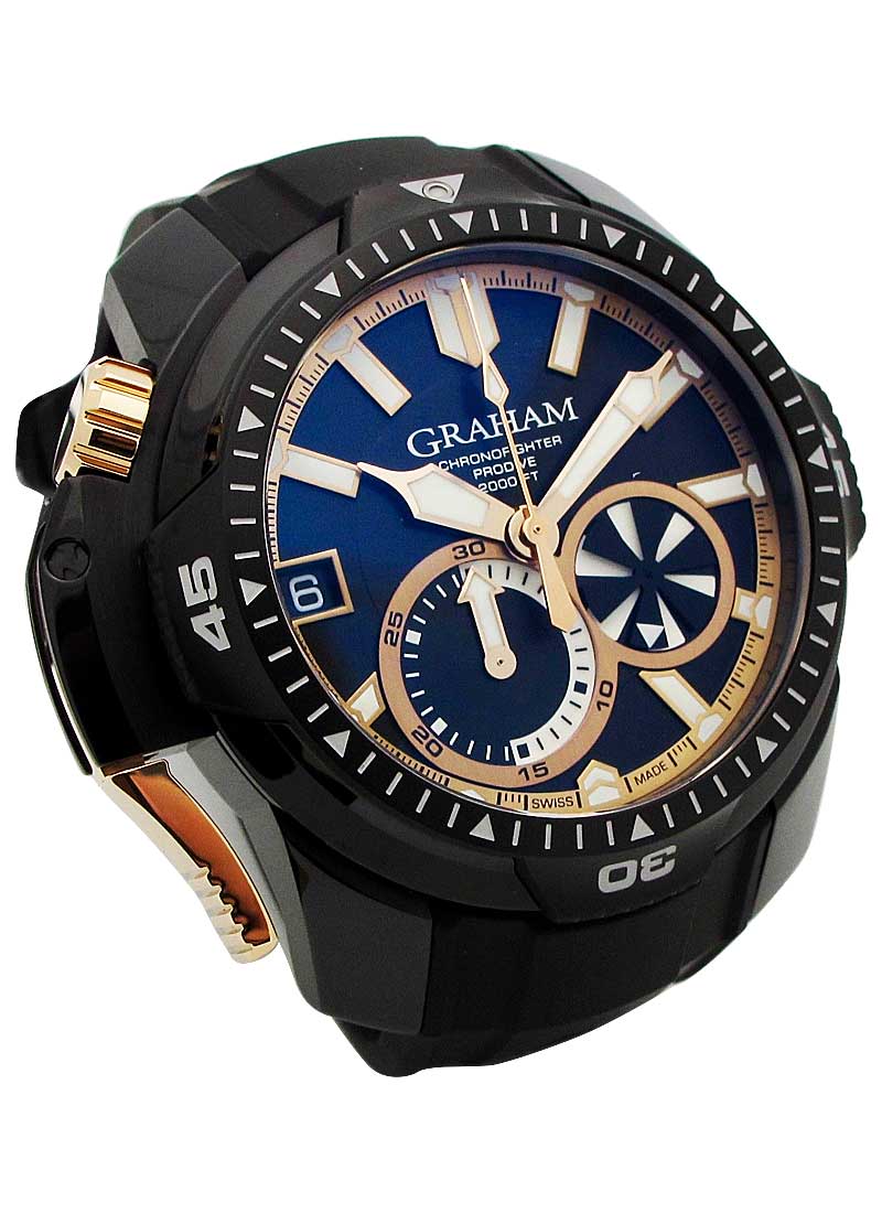 Graham Chronofighter Pro Dive in DLC / Rose Gold