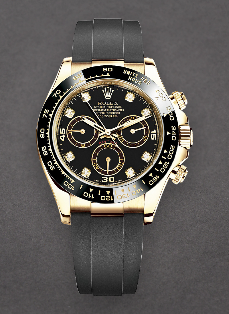 Rolex Unworn Daytona Cosmograph in Yellow Gold with Black Ceramic Bezel