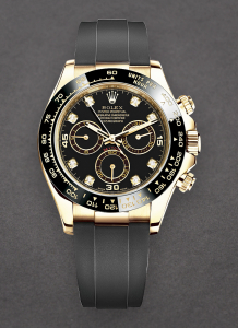 Rolex Unworn 116518LNbkdof Daytona Cosmograph in Yellow Gold with Black Ceramic Bezel 116518LNbkdof