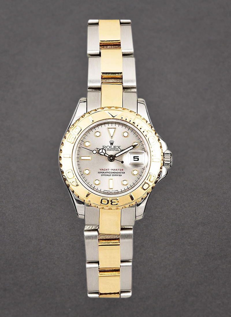 Pre-Owned Rolex Yacht-Master 29mm in Steel with Yellow Gold Thunderbird Bezel